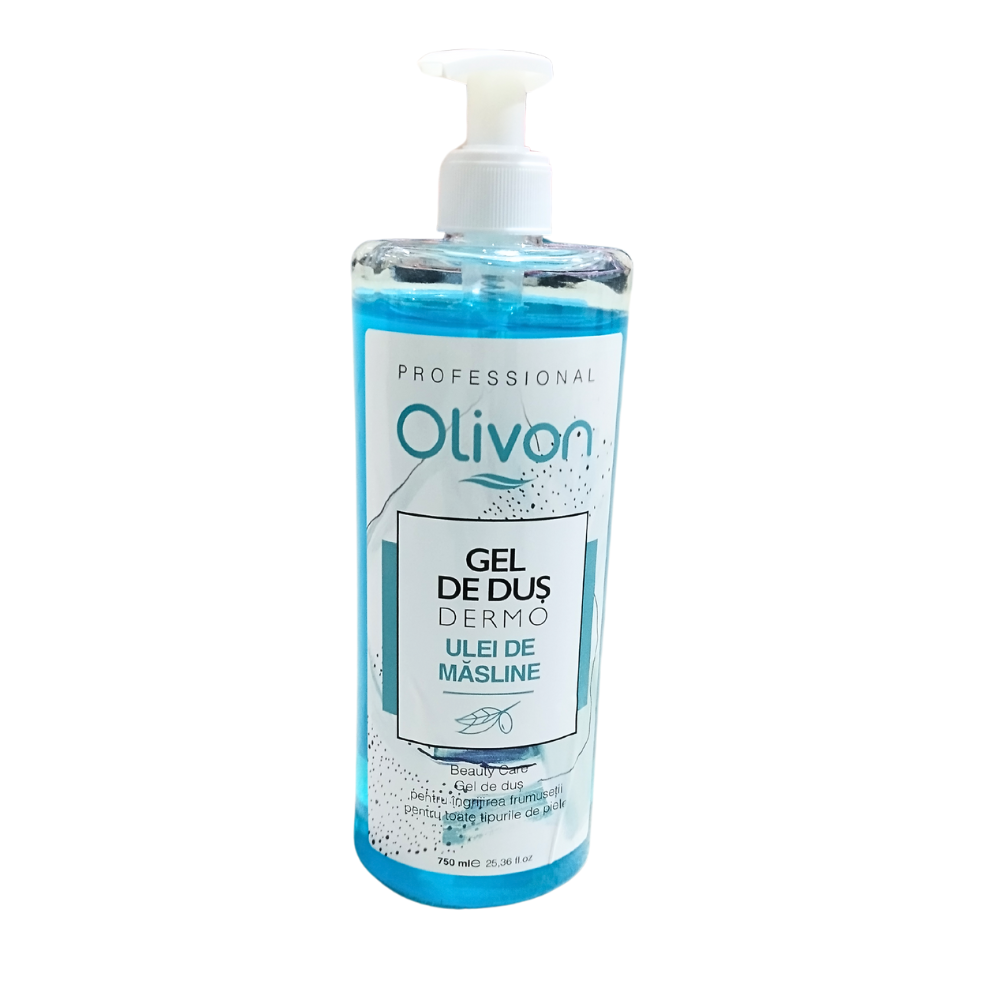 Gel de Dus Olivon cu Ulei de Masline Hidratare si Nutritie 750 ml cu Pompita