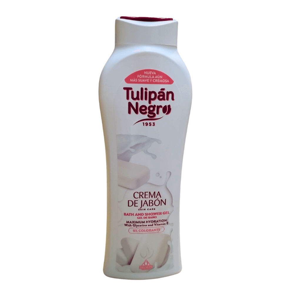 Gel de Dus Tulipan Negro Crema de Jabon Curatare Delicata si Hidratare 650 ml