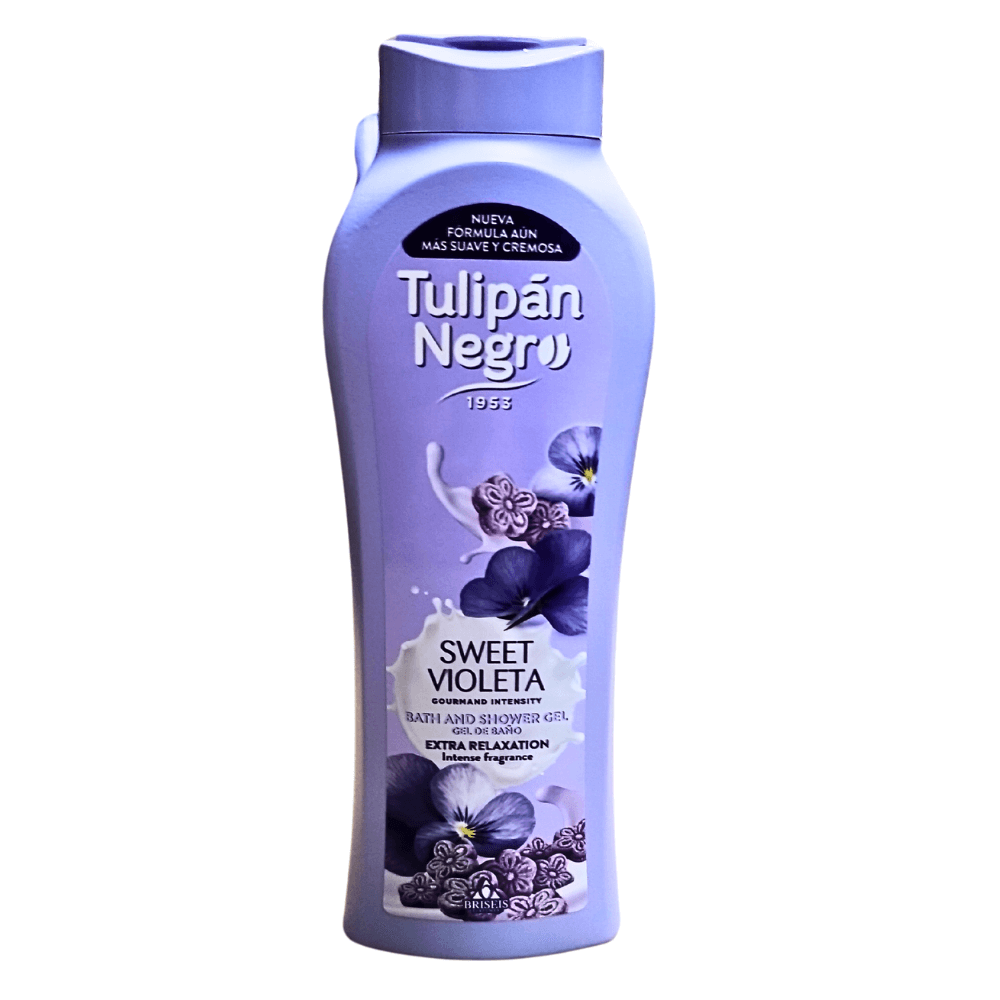 Gel de Dus Tulipan Negro Sweet Violeta Parfum Delicat si Hidratare 650 ml