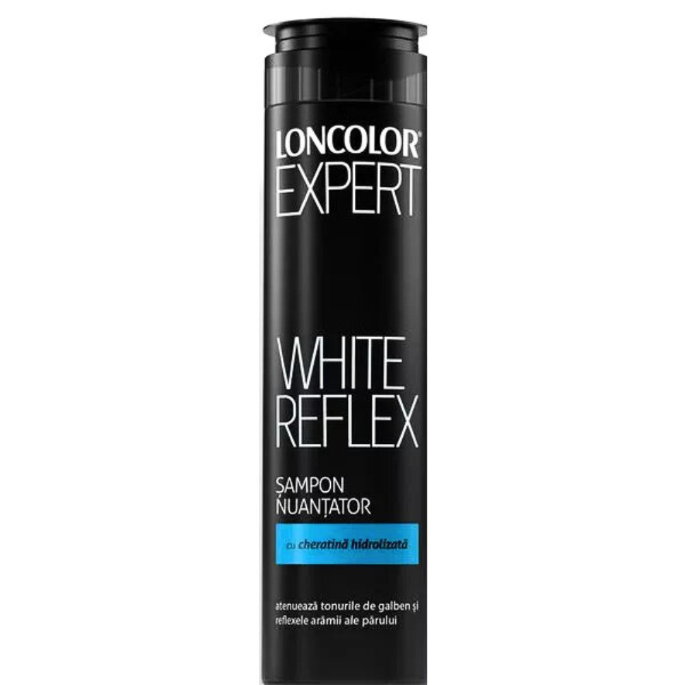 LONCOLOR Expert sampon Nuantator White Reflex Luminozitate si Nuante Recifrate pentru Parul Alb sau Grizonat