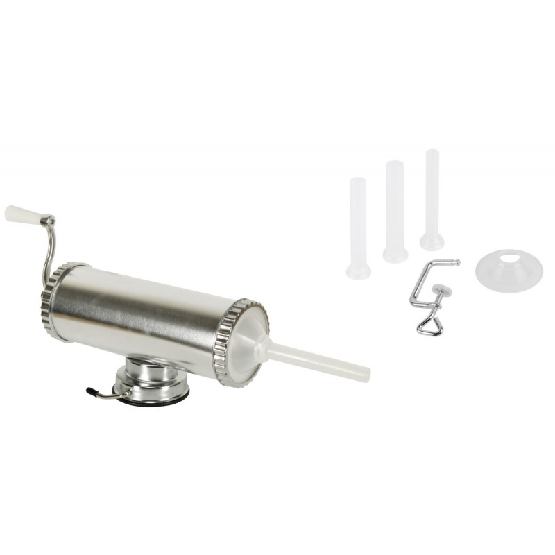 Aparat pentru umplut carnati din aluminiu, orizontal 2.50 kg, Grunberg [2]