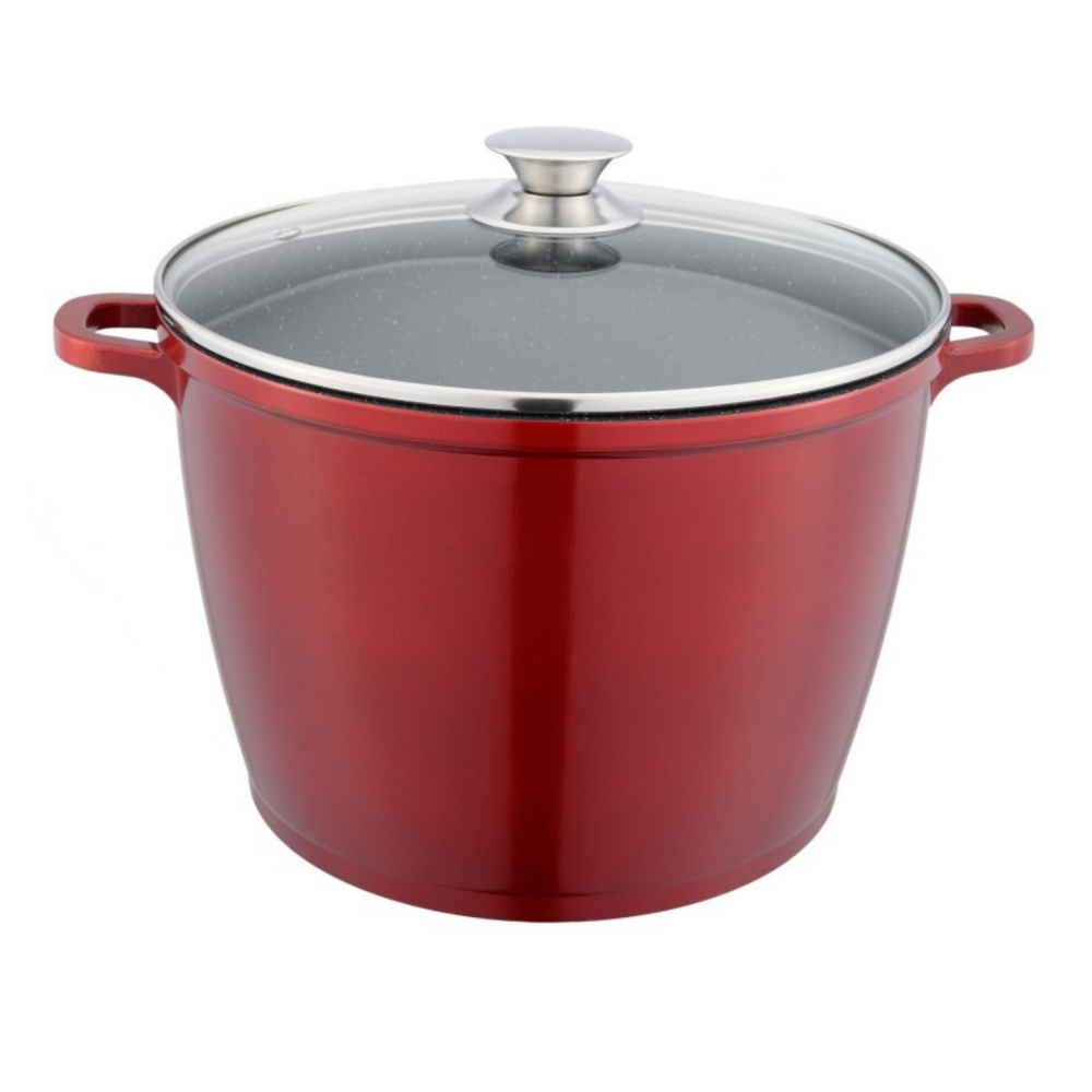 Oala din aluminiu invelis ceramic marmorat  7.3L [2]