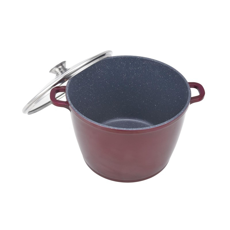 Oala din aluminiu invelis ceramic marmorat  10 L [8]