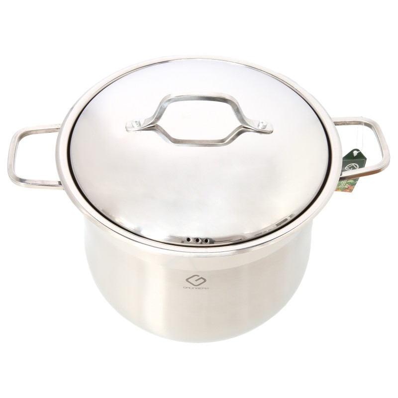 Oala din inox cu capac din inox 38 cm 30.8L Grunberg [4]