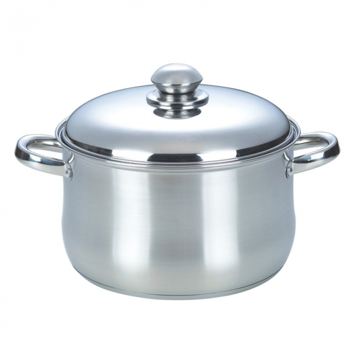 Cratita inox cu capac 22 cm 4 L Grunberg [1]