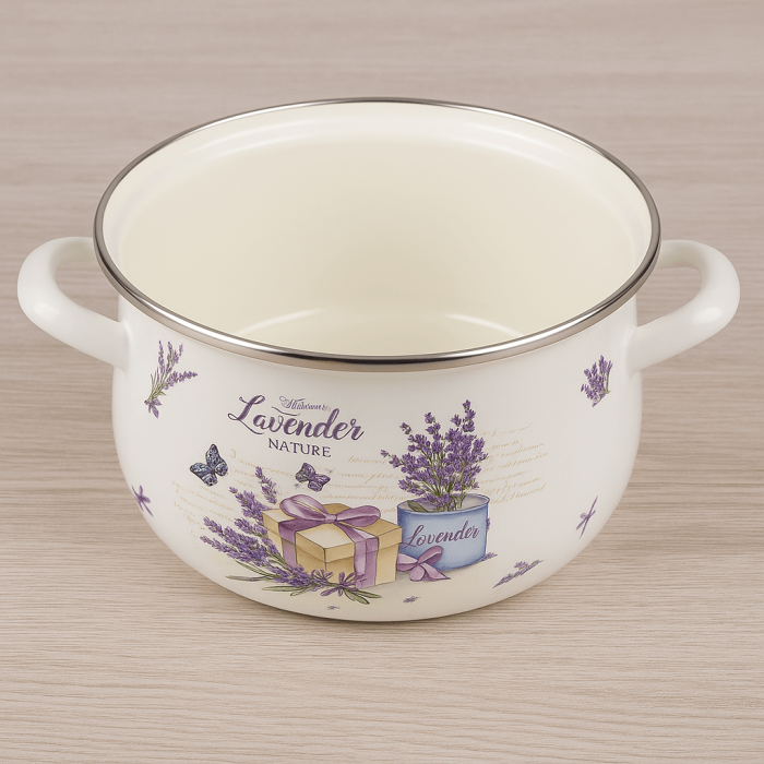 Cratiță Grunberg Emailată Cu Capac 20 Cm 2.9L [2]