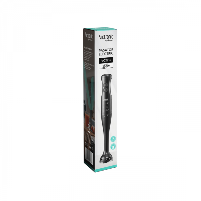 Pasator Electric Victronic VC2216, 350W, 2 Viteze, Lama Inox, Cap Detasabil [3]