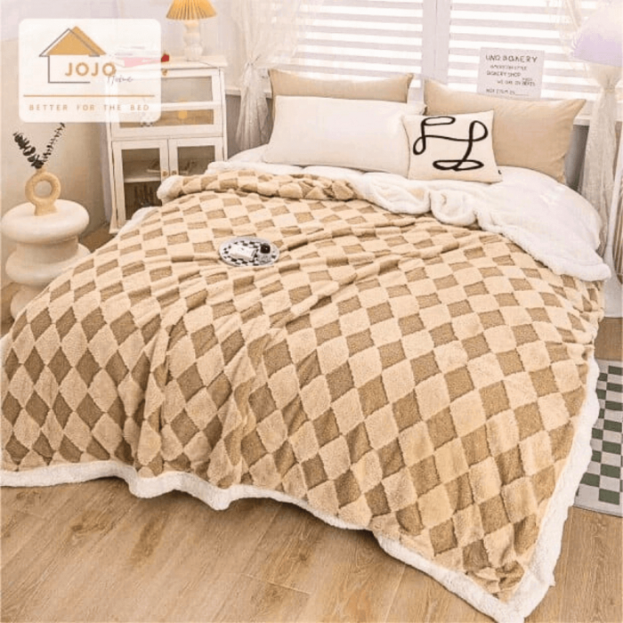 Patura Blanita Iepure Catifea Teddy 200x230cm Maro