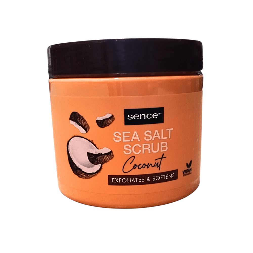 Sence Crema Exfolianta de Corp cu Sare de Mare si Cocos  Exfoliere Delicata si Hidratare Intensa 500 g