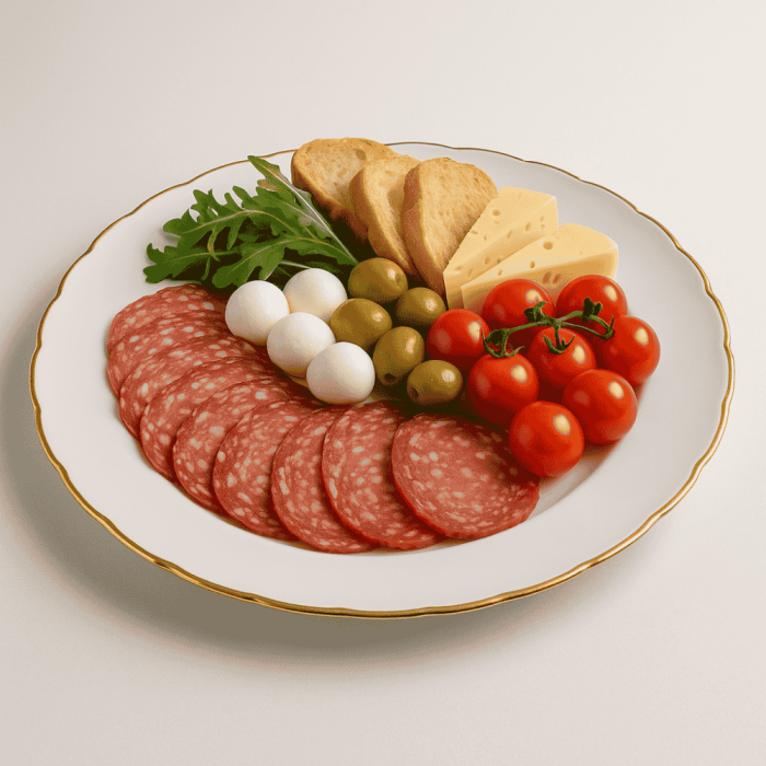 Set 2 Platouri Rotunde Opal Alb 32 cm cu Margini Aurii și Design în Valuri [2]