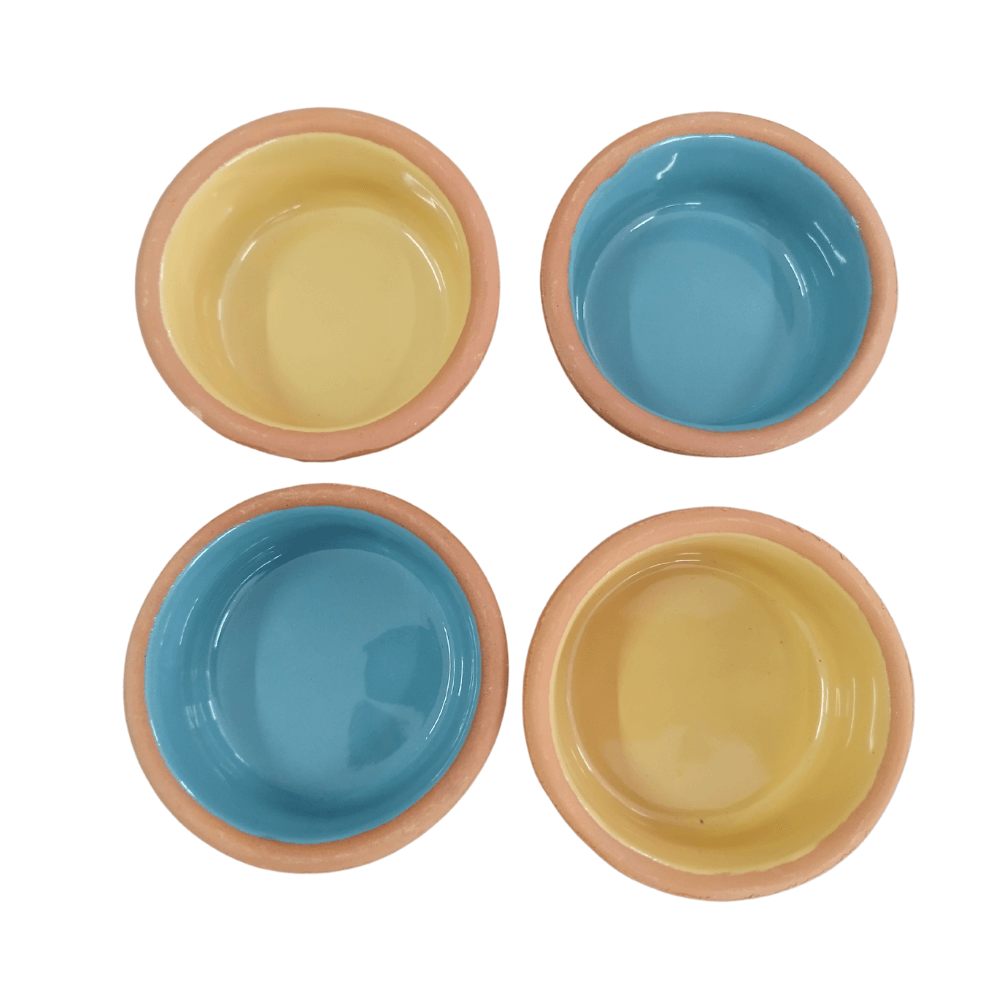 Set 4 Boluri din Lut Termorezistente – 10 x 4 cm – Perfecte pentru Servire și Gătit [3]