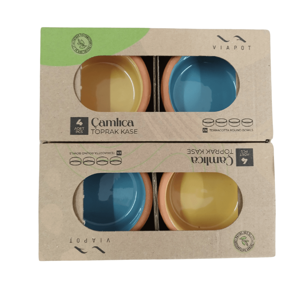 Set 4 Boluri din Lut Termorezistente – 10 x 4 cm – Perfecte pentru Servire și Gătit [2]