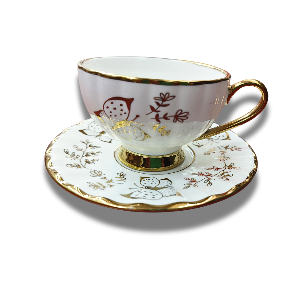Set 6 Cesti Ceramice Model Fluture