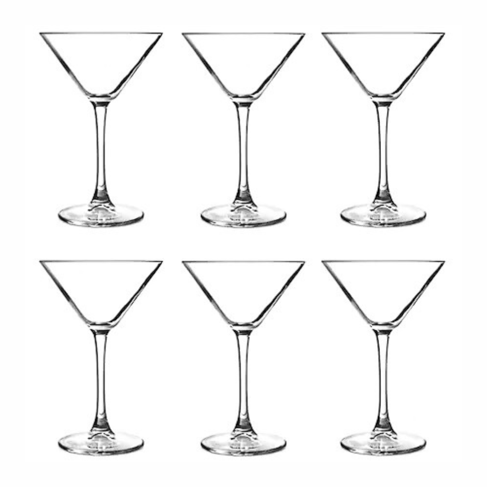 Set 6 Pahare Martini cu Picior SRX Enoteca 230 ml  Eleganta si Rafinament pentru Cocktailuri Clasice