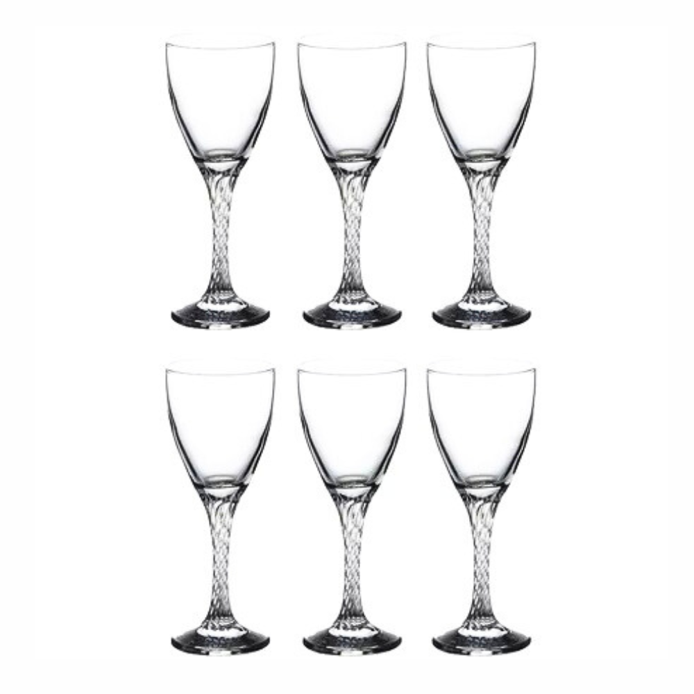 Set 6 Pahare Vin Alb Pasabahce Twist 180 ml  Eleganta si Simplitate pentru Degustari Fine