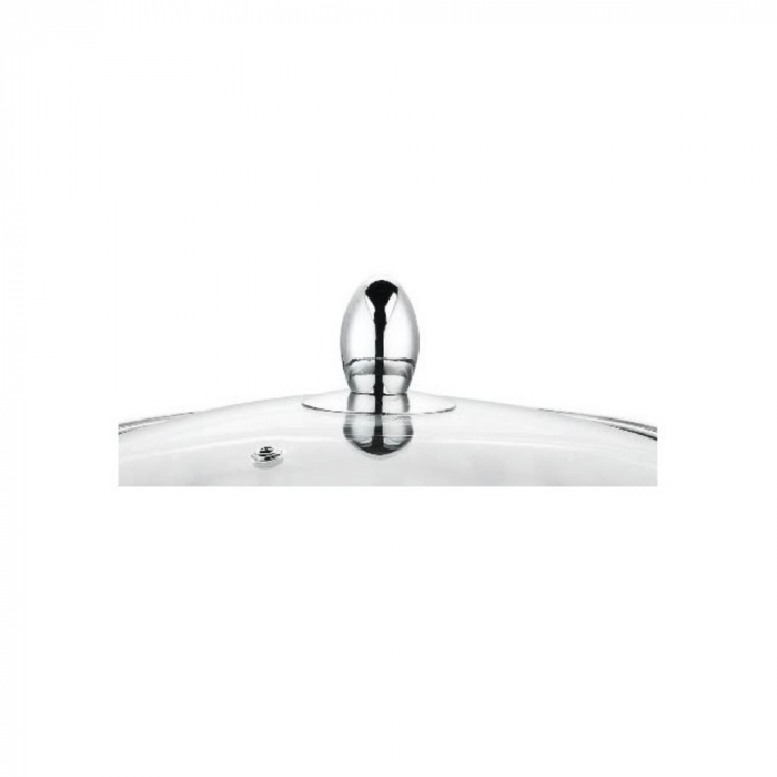Set 6 piese – 3 oale din inox cu capace din sticlă termorezistentă, Grunberg [5]