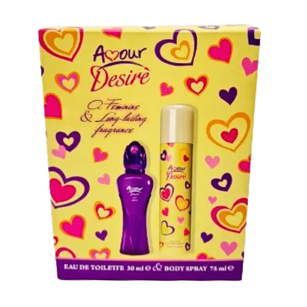 Set Cadou Amour Women Romantique  Apa de Parfum 30 ml + Body Spray 75 ml