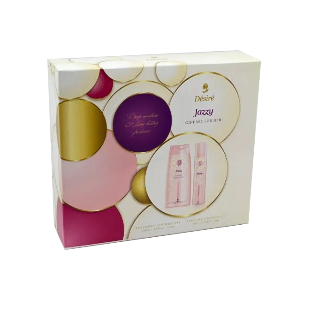 Set Cadou Desire Women Jazzy Deodorant 75 ml + Gel de Dus 200 ml