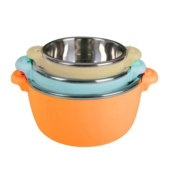 Set Caserole Termice Belly cu Capac – Capacități 2L, 4L și 6L în Culori Variate [6]