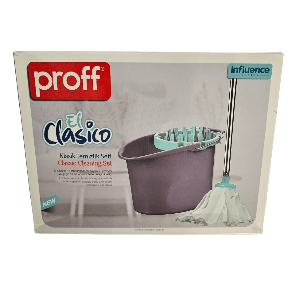 Set Curatenie Proff El Clasico  Galeata 13L + Mop  Eficienta si Simplitate in Curatenie