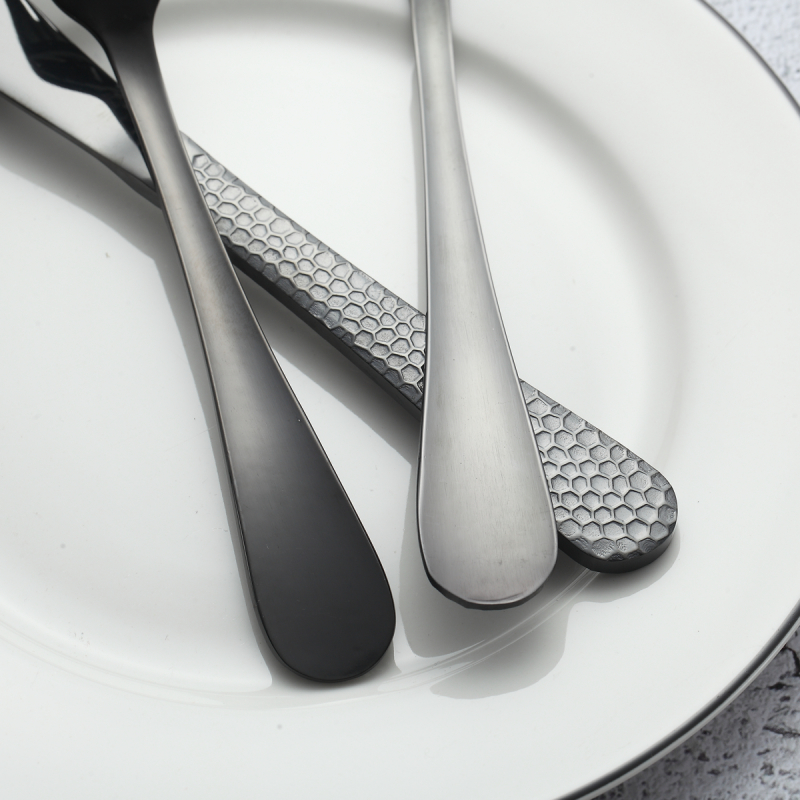 Set Tacâmuri din Inox 30 Piese Grunberg Negru [4]