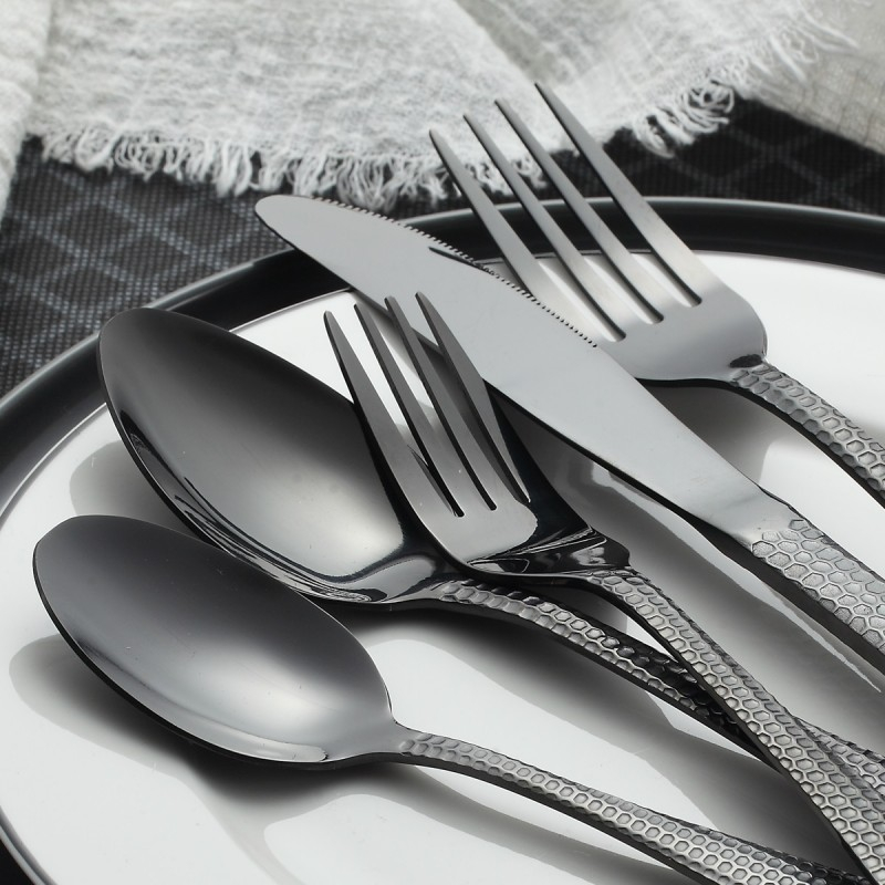 Set Tacâmuri din Inox 30 Piese Grunberg Negru [3]