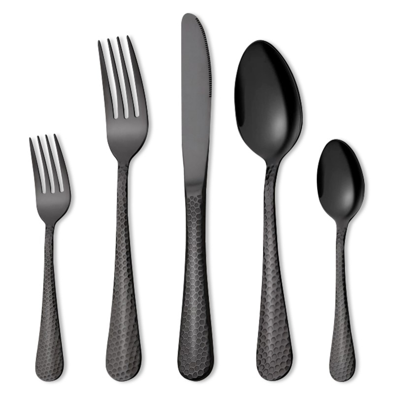 Set Tacâmuri din Inox 30 Piese Grunberg Negru [6]