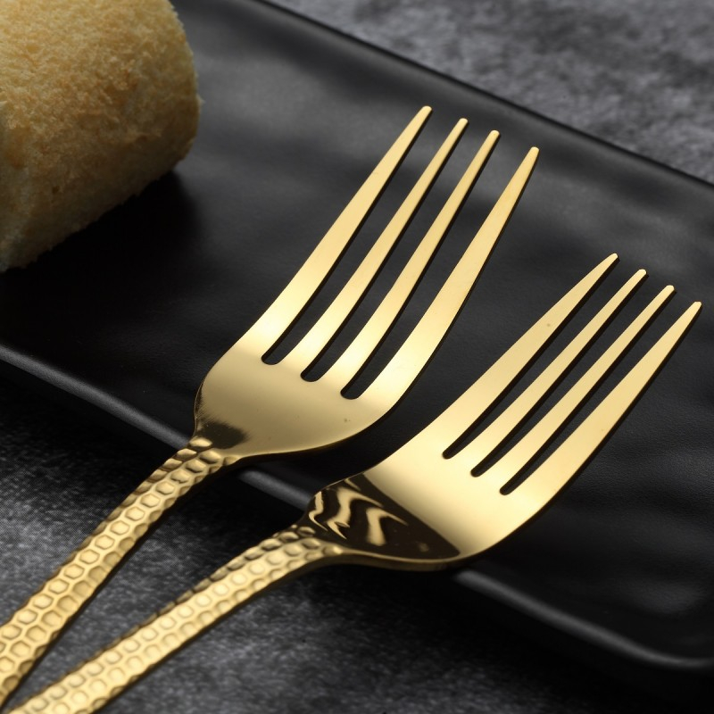 Set Tacâmuri din Inox 30 Piese Grunberg Roz Auriu Premium [3]