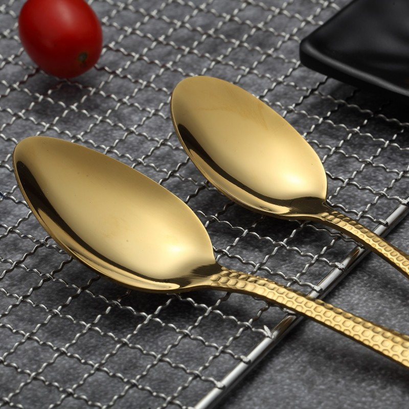 Set Tacâmuri din Inox 30 Piese Grunberg Roz Auriu Premium [6]