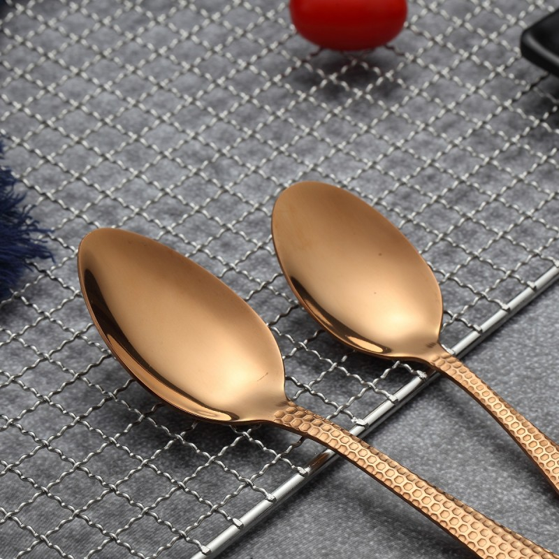 Set Tacâmuri din Inox 30 Piese Grunberg Roz Auriu Premium [6]