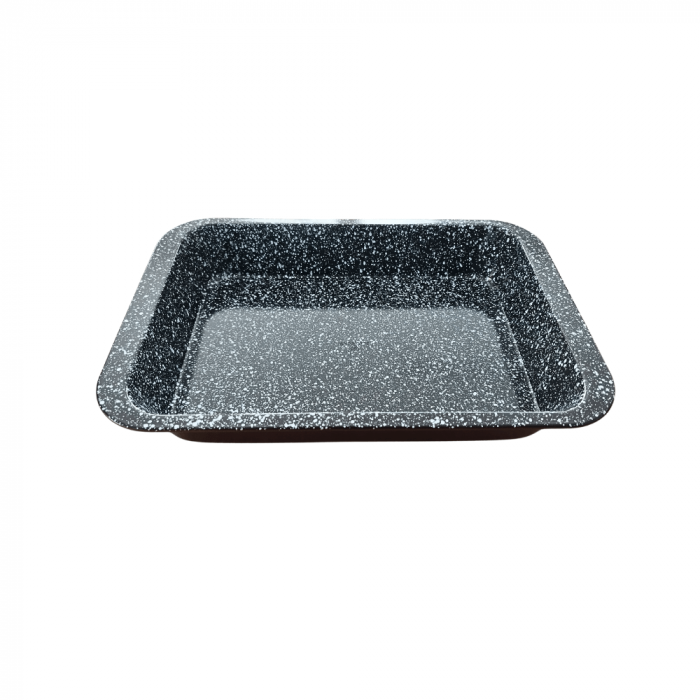 Tavă Înaltă Ceramică Blaumann Cerastone cu Capac din Plastic, 36x24,5x5,5 cm – Eleganță și Funcționalitate în Bucătăria Ta [4]
