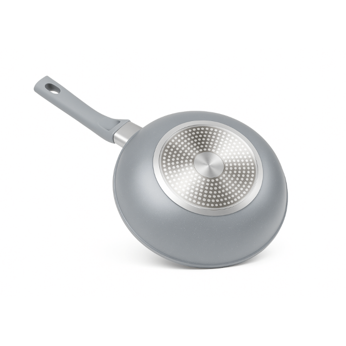 Tigaie Wok Granit din Aluminiu Turnat cu Strat Ceramic Antiaderent [2]