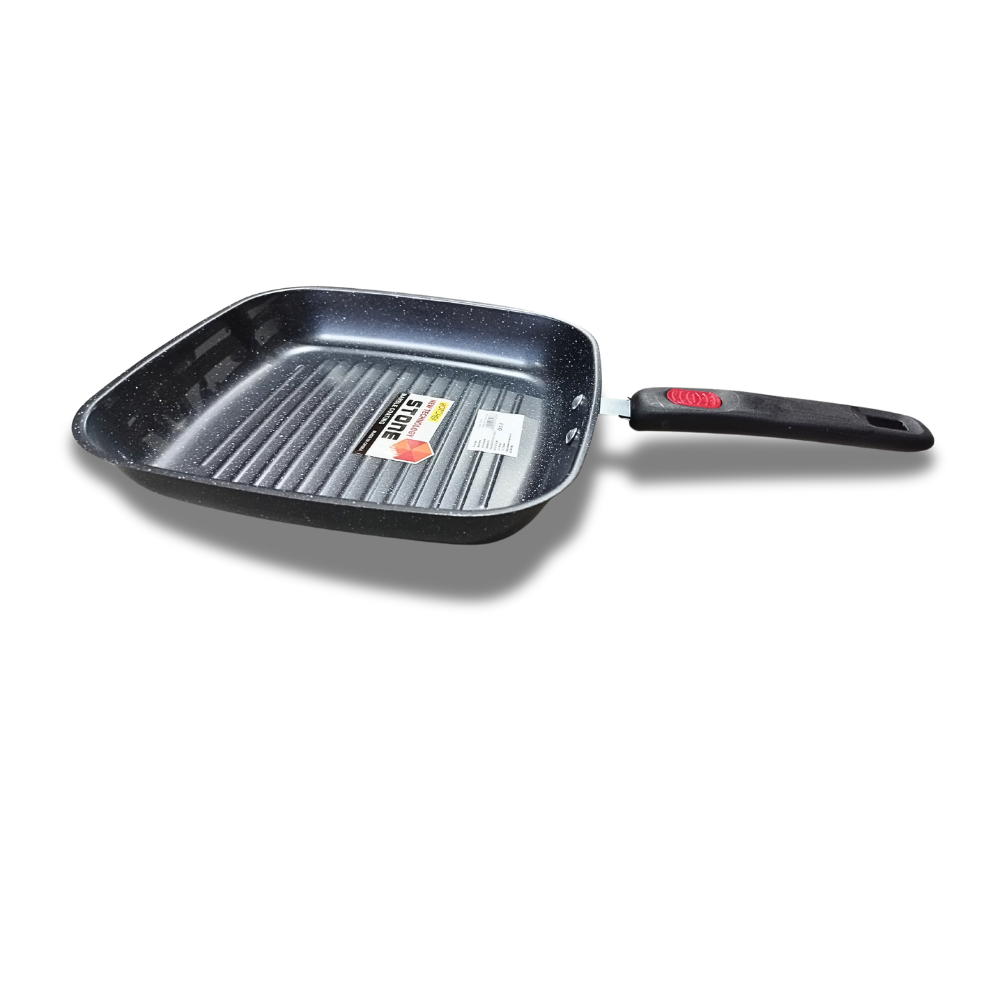 Tigaie Grill 28 cm cu Acoperire Marmură Stone Premium [3]