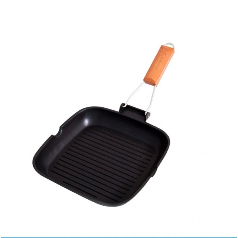 Tigaie Grill Aluminiu cu capac 36x24 cm Grunberg [6]