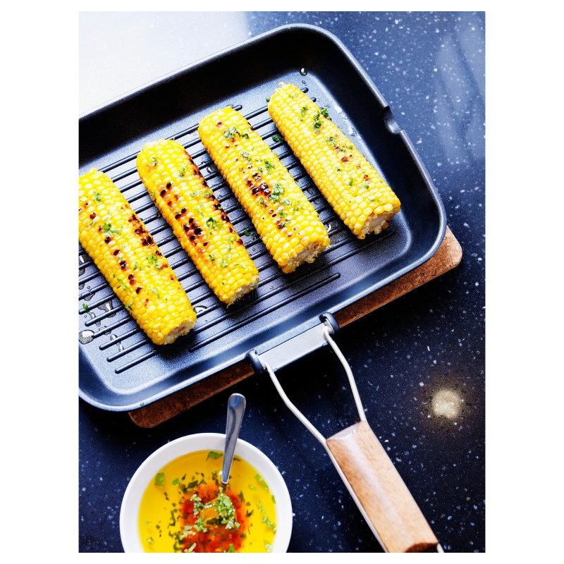 Tigaie Grill Aluminiu cu capac 36x24 cm Grunberg [2]