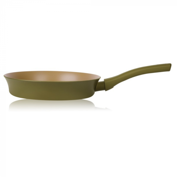 Tigaie înaltă din aluminiu, interior mat anti-aderent, 24x5 cm, 1.60 l, Grunberg [2]