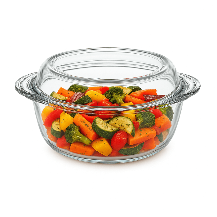 Vase Yena 2 piese 2.1L, Formă Rotundă [1]