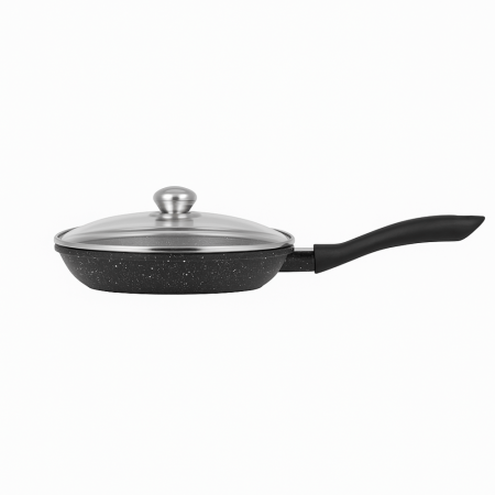 Tigai - Tigaie Edenberg Grill 28 cm Acoperire Marmura Aluminiu Presat Cu Capac De Sticla