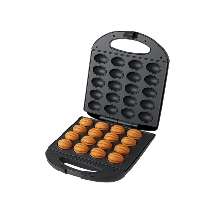 Sandwich-maker & vafe/gofre - Aparat pentru preparat nuci Victronic VC599, 1400W, Plăci Antiaderente