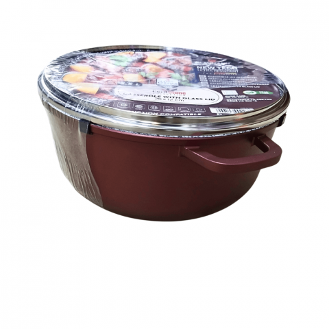 Cratita Blaumann Cerastone 20 cm, 2.3 L Anti-aderentă Ceramică, cu Capac [2]