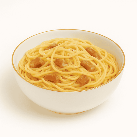 Bol Opal Rotund Alb 21 cm cu Margini Aurii  Eleganță Modernă și Versatilitate [1]