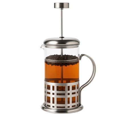 Cafetieră French Press din Sticlă și Inox 600 ml [1]