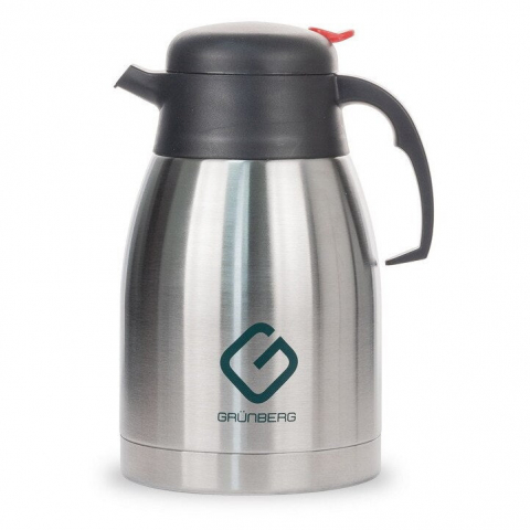 Termosuri - Cana termos Grunberg, cu sistem apasare capac, 1500 ml, otel inoxidabil
