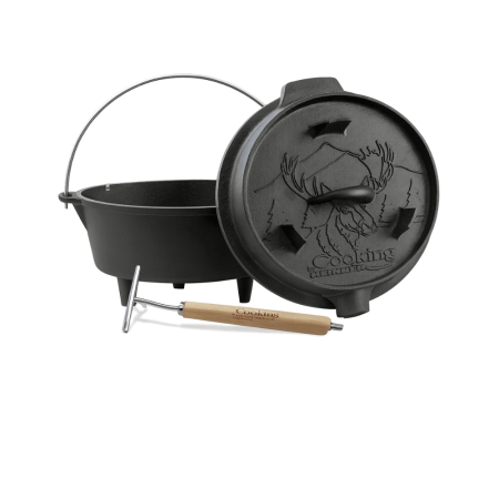 Oale si Cratite - Ceaun Fonta Pura Heinner Cu Capac 2IN1 31.5X17 Cm 9L