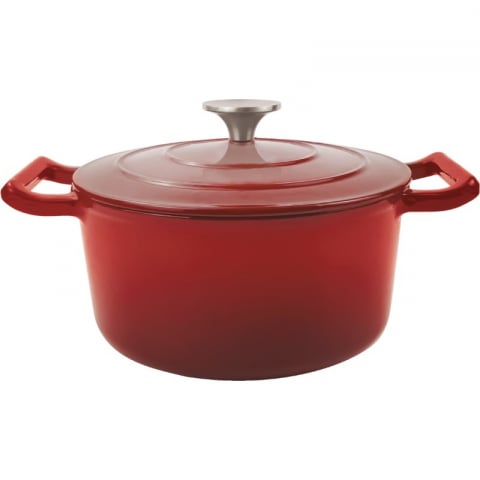 Cratită din Fontă Emailată Grunberg cu Capac 2.85L 22 cm