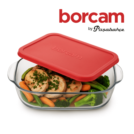 Vase Yena - Set Borcam Yena Cu Capac Si Geanta Termica Cadou 32X28CM Pasabahce