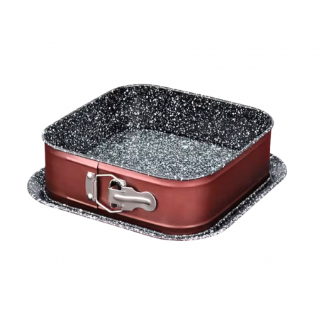 Vase & Tavi - Formă de Copt Patrata Detasabilă Blaumann Cerastone pentru Prăjituri, 23,8x23,8x8 cm – Precizie și Versatilitate în Coacere
