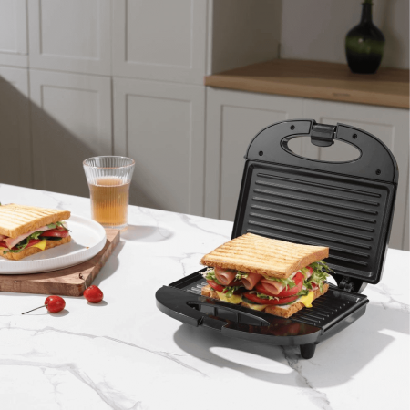 Sandwich Maker 750W Plăci Antiaderente Protecție Supraincălzire [1]