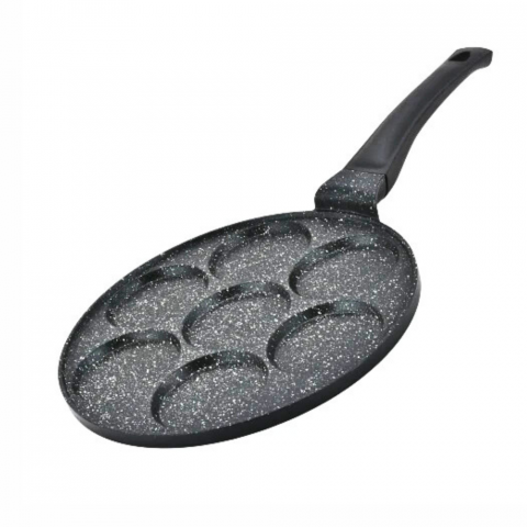 Tigai - Herzberg Tigaie pentru Clătite / 26 cm / Acoperire cu Marmură / 7
