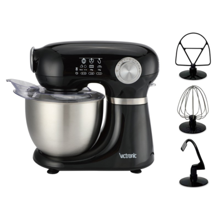 Mixer cu Bol Inox 5L 1000W 12 Trepte Victronic Functie Pulse [1]